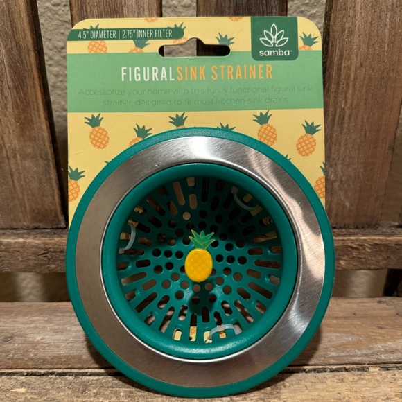 Pineapple Sink Strainer, Sink Strainer, Pineapple Decor, Pineapple Kitchen Decor - Picture 3 of 8